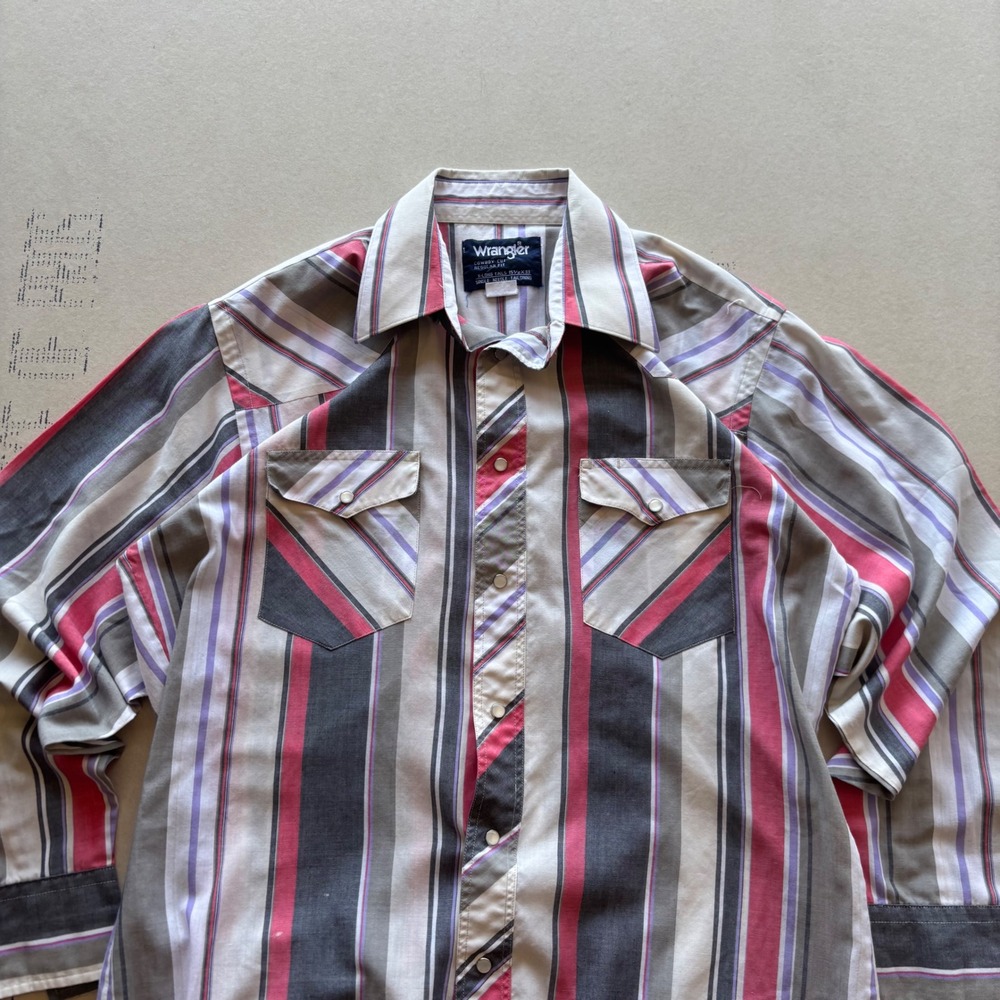 Vintage Wrangler Pearl Snap‎ Shirt